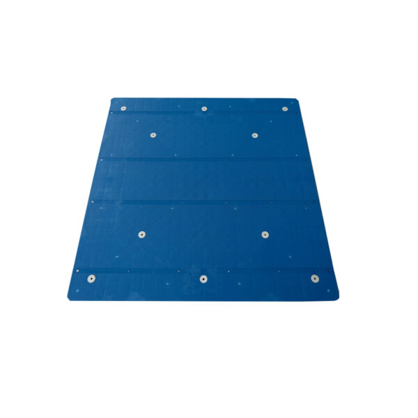 1100×1100 Double-Faced Flat Deck Welded Plastic Pallet 4