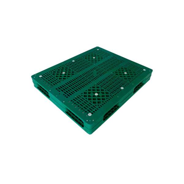 1200×1100 Double-Faced Flat Deck Welded Plastic Pallets 1