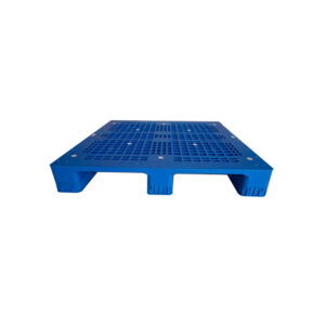 Assembled Three-Runner Grid Deck Plastic Pallets for Logistics and Storage4