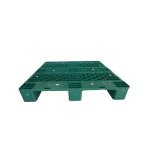 Heavy-Duty Steel reinforced Three-Runner Grid Deck Plastic Pallet 3