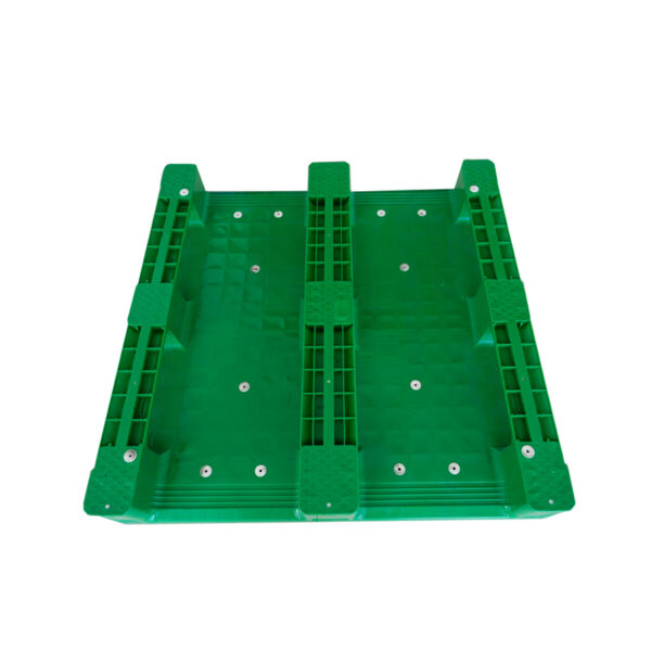 1200X1200X170mm Heavy-Duty Flat Top 3-Runner Plastic Pallets 6