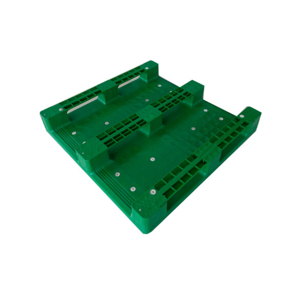 1200X1200X170mm Heavy-Duty Flat Top 3-Runner Plastic Pallets 7