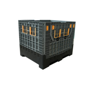 1200×1000×1000mm-Foldable-Pallet-Box-with-Drop-Gates-1