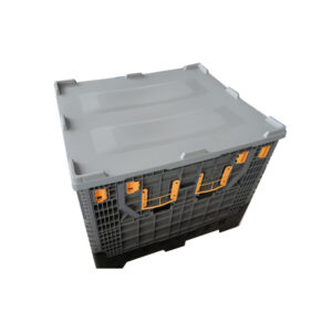 1200×1000×1000mm-Foldable-Pallet-Box-with-Drop-Gates-3