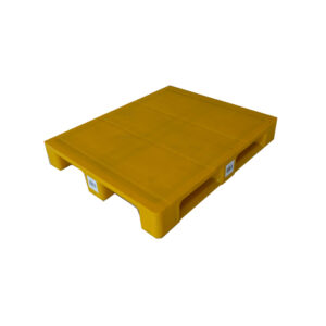 1200×1000×165Reinforced-Plastic-Pallet-–-Flat-Deck-with-Three-Runners-1