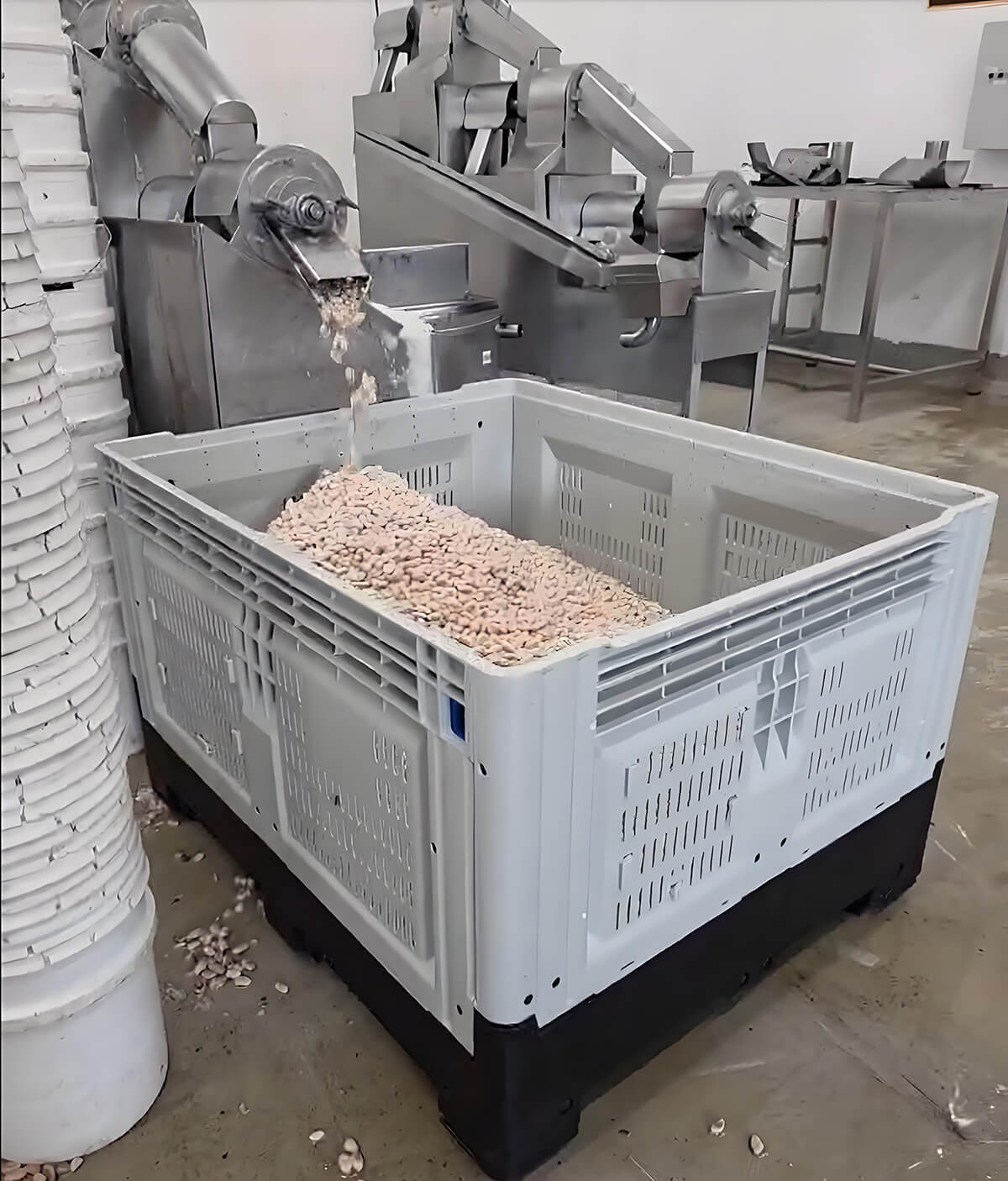 Heavy duty folding pallet box for Coaco
