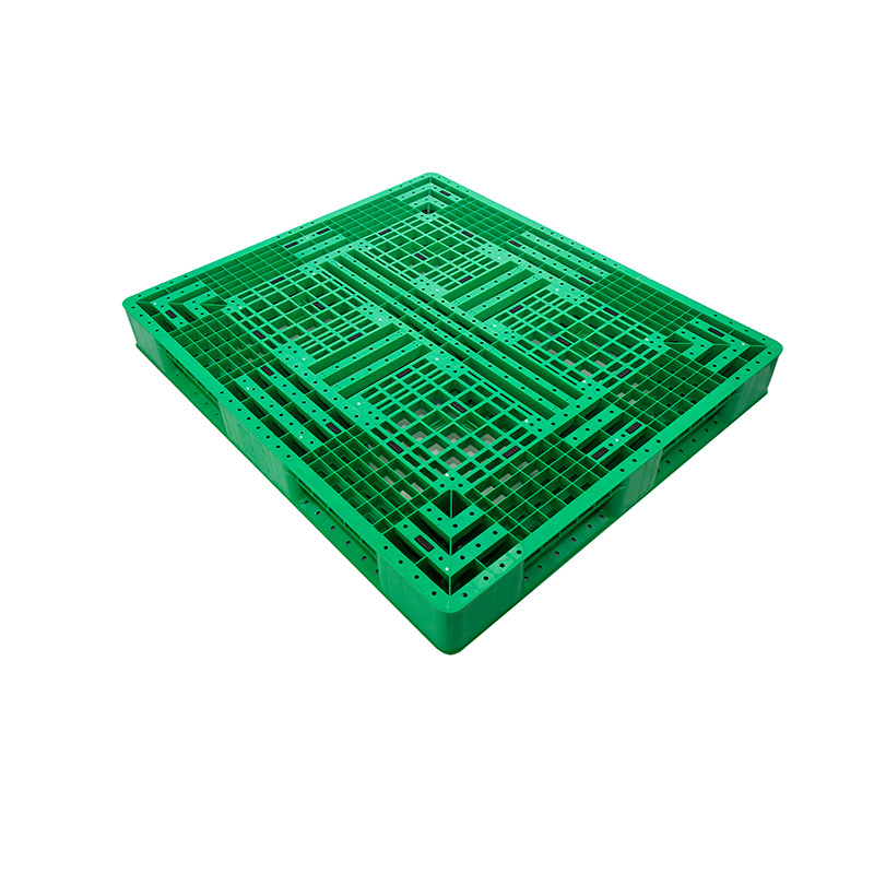 1412150-Six-Runner-Grid-Deck-Plastic-Pallet-1